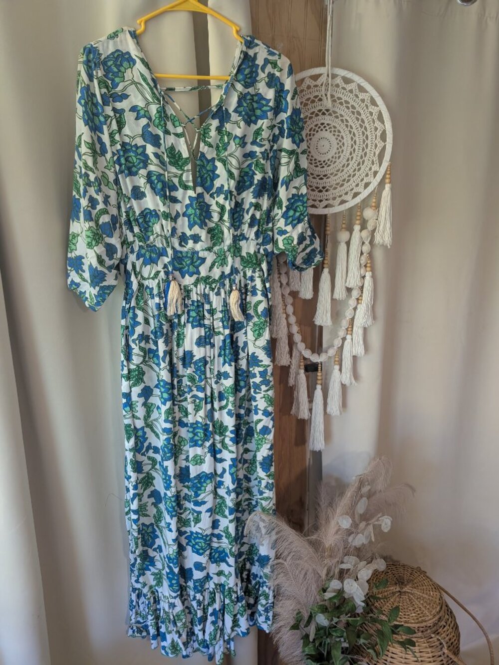 Feather and Find floral dress